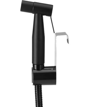 Stainless Steel Black Handheld Bidet Sprayer Kit for Cloth Diapers - International Shipping - Buy Online on GoSupps.com