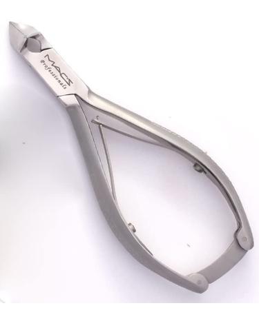 Macs Toe Nail Nipper Moon Shape with Double Spring 5.5" with Back Made of High Grade Surgical Stainless Steel Macs Professional Quality-0790