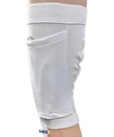 Catheter Leg Bag Holder Catheter Sleeve Urine Leg Bag Catheter Sleeves Catheter Bag Holder Leg Strap Urinary Drainage Bag Cover for Men&Women Stay in Place Urine Bags for Legs (M)