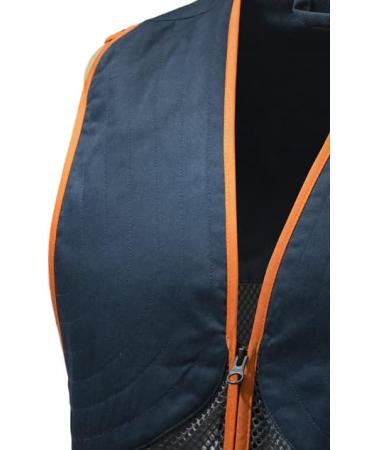 Beretta Full Mesh Shooting Vest for Clay Pigeon Trap & Skeet - Lightweight Blue & Eclipse Grey - XXL - Buy Online on GoSupps.com