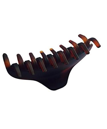 Parcelona French Thin Boss Medium Dark Brown Shell Matte Hair Claw Clip - 3.5 Inches - Buy Online on GoSupps.com