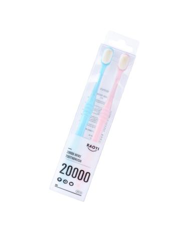 Minkissy 2st nylon toothbrush children's toothbrush soft toothbrush made of nylon hand toothbrush toothbrush made of silicone household cleaner adult toothbrush rubber manual pregnant woman japan