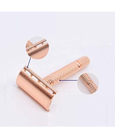 Long Handle Double Edge Safety Razor + 10 Blades - Perfect for Smooth Shaving | Buy Internationally - Buy Online on GoSupps.com
