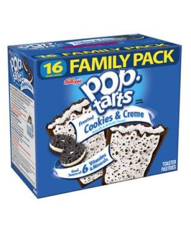 Pop-tarts Frosted Cookies & Creme Toaster Pastries