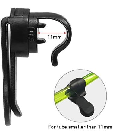 Shiwaki 2PCS Water Hose Clips - Universal Drinking Clamp & Magnetic Hose Holder - Black | Secure Your Hose Anywhere! - Buy Online on GoSupps.com