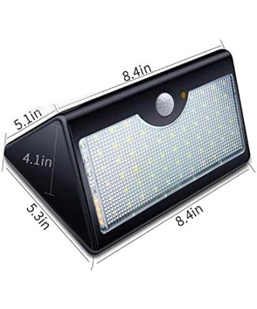 Solar Light Outdoor Wall Yard Garden Light Landscape Lighting Outdoor Street Wall Light Balcony Patio Pathway Lighting (Color : Black Shell) (Black Shell) - Buy Online on GoSupps.com