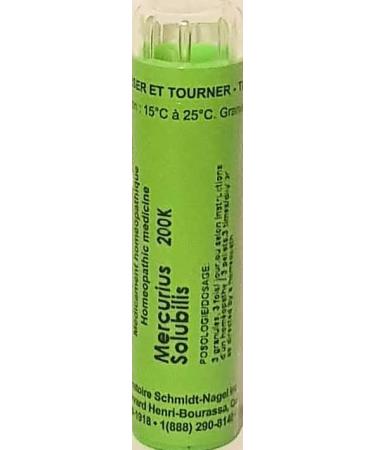 Mercurius Solubilis 200K Homeopathy Medicine Schmidt-Nagel Canada (Homeodel) 90 pellets/granules