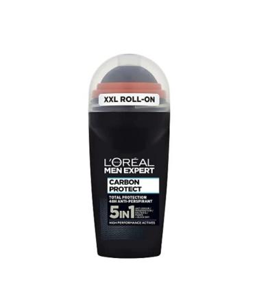 L'Oreal Paris Men Expert Carbon Protect 48 Hour Roll-On  Multi-color  Fresh  1.69 Oz