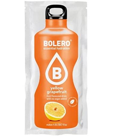 Bolero Drinks Yellow Grapefruit 24 x 9g Grapefruit 9 g (pack of 24)