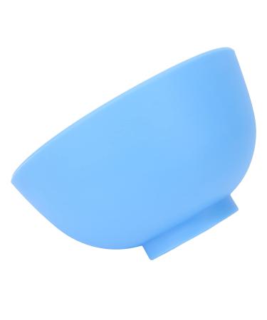 Ververt Touch dental stirring bowl rubber dental alginate plaster mixing bowl flexible tooth material mixer for dentists 11.9 cm diameter white and blue