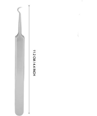 LANTRO JS Curved Blackhead Remover Stainless Steel Fat Granule Pimple Removal Skin Tag Extractor for Face Care Tool - Buy Online on GoSupps.com