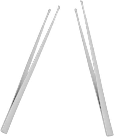 ULTECHNOVO Ear Spoon 10 Pcs Ear Twizzers Hair Tweezers Forceps Tweazers Tweasers Stainless Steel Tweezers Cleaning Tool Cleaner Metal Twizzer Silverx2pcs 15.8*1cmx2pcs - Buy Online on GoSupps.com
