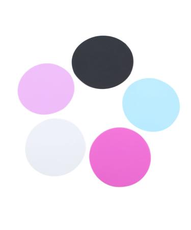 Frcolor 5Pcs Professional Nail Art Silicone Palette for Cosmetics, Foundation, Mixing, Blending, Paint Tray - Buy Online on GoSupps.com