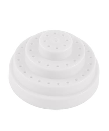 POPETPOP 1pc 48 Nail Display Stand Nail Bit Organizer Nail Drill Bit Container Nail Grinding Head Nail Drill Bits Holder Nail Drill Bits Stand Nails Drill Bits Bit Holder White Manicure Size 1 White