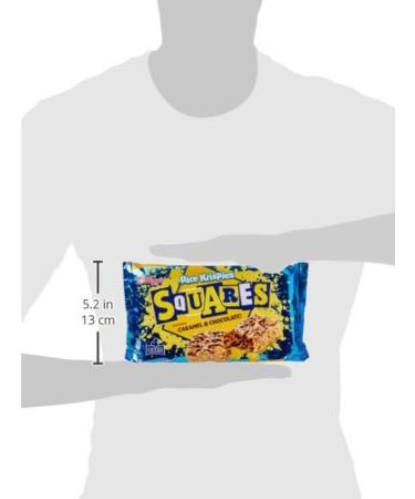 Kellogg's Rice Krispies Squares Chocolate Caramel Snack Bars Box 4 x 36g - Buy Online on GoSupps.com