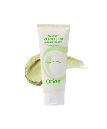 Orien Mugwort Zero Film Cleansing Foam 5.07 fl.oz 150ml Daily Makeup Blackhead Removal No pore clogging Korean skincare double cleansing
