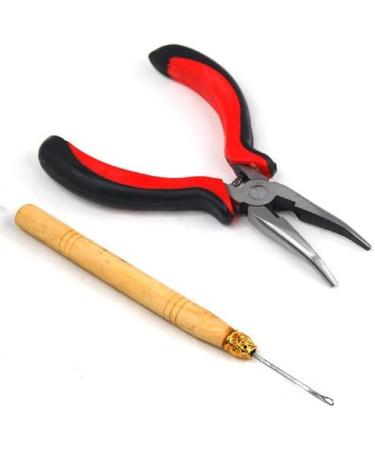 Accessotech Pliers & Pulling Hook for Hair Extensions | Silicone Micro Rings - Optimized for Easy Installation - Buy Online on GoSupps.com