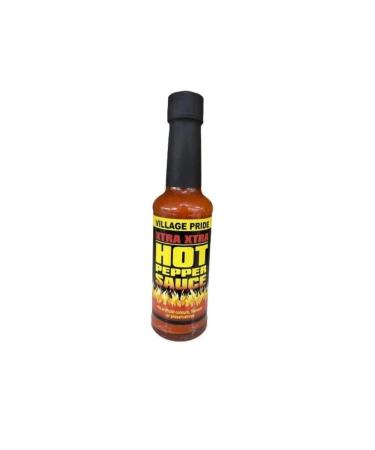 Village Pride Extra Hot Pepper Sauce 142ml Box of 12-Fd