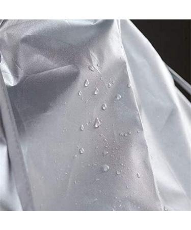 Hair Cutting Cape Umbrella Cloak Salon Barber for Adult/Kids Barber Salon and Home Stylists Use Waterproof Haircut Clothes Silver - Buy Online on GoSupps.com