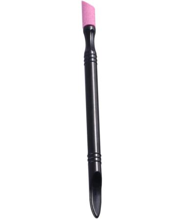 minkissy Manicure Tools Nail Tools Nail Polish Pens Nail Art Pusher Metal Cuticle Pusher Cuticle Pushers Nail Engraving Pen Nail Polished Pen Care Grinding Stick Handle Black - Buy Online on GoSupps.com