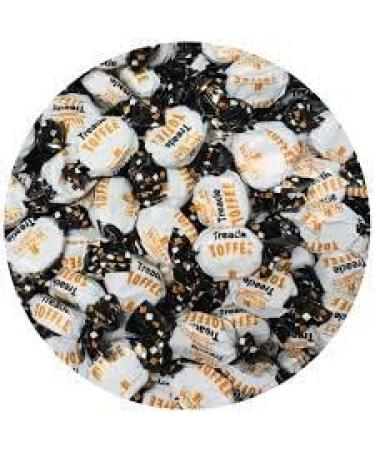 Walkers Nonsuch Treacle Toffee Sweets x 200g Bundle with TinTastic Silver Window Lid Tin Individually Wrapped Gluten-Free Creamy Treat for Home Desk or Travel - Buy Online on GoSupps.com