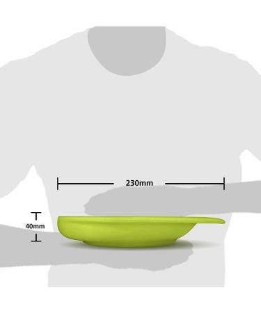 Dignity by Wade Scoop Plate - Green | Pack of 1 | Non-Slip Plate for Easy Eating - Buy Online on GoSupps.com