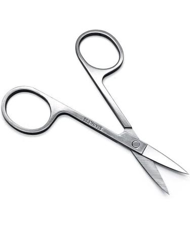 Craft Scissors Professional Nail Scissor Manicure for Nails Eyebrow Nose Eyelash Cuticle Scissors Curved Pedicure Makeup Tools Scissors - Buy Online on GoSupps.com