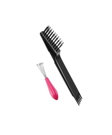 Housoutil Peigne Nettoyage Griffe 2 Pi ces En Pp Et Acier Inoxydable Outil pilation Cheveux Pour Usage Domestique Et Salon De Coiffure