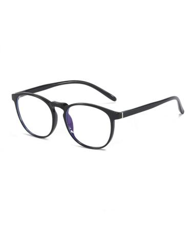 Blue light-blocking glasses for computers reading glasses TR90 square glasses frame clear lens anti-eye load anti-UV slightly black-n2