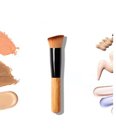 Cosmetic Makeup Brush - 1 Piece Professional Foundation Brush Powder Concealer Blush Liquid Foundation Blush Angled Flat Top Base Liquid Cosmetics