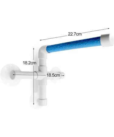 CZWESTC Bird Perch with Suction Cup - Shower & Window Stand for Parrots - Ideal for Cockatoos, Macaws, Parakeets - Assorted Colors - Buy Online on GoSupps.com