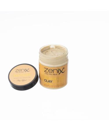 Zenix Clay Face Mask Centaury 190 g | Masque pour le visage avec argile | Cure du visage l'huile de millepertuis | Soin du visage pour hommes et femmes contre les boutons les points noirs et les