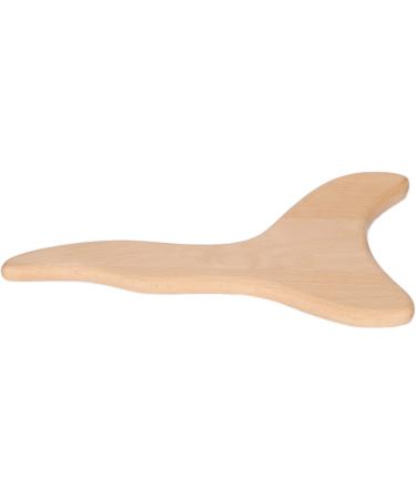 Verdant Touch Wooden Massage Board - Beech Gua Sha Tool for Neck & Body - Meridian Health Benefits - Buy Online on GoSupps.com