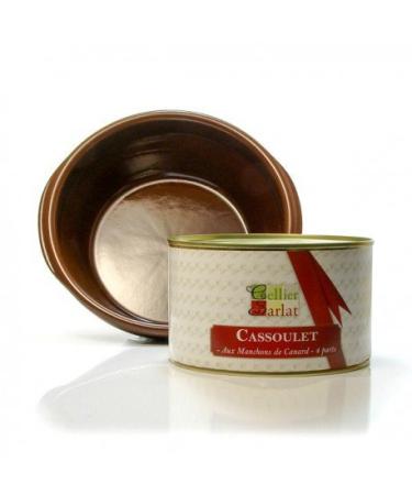 Cassoulet with Confit Duck Legs 1500g and its Terracotta Casserole
