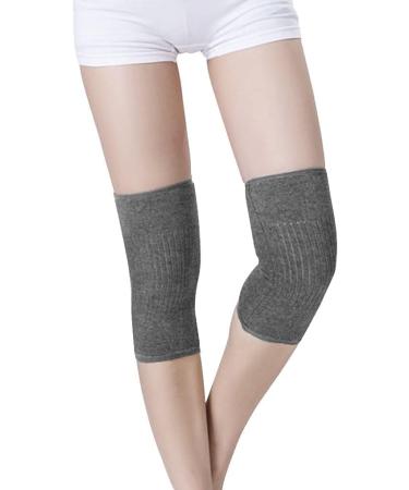 Kashmir Elastic Knee Brace - Arthritis Pain Relief Thermal Knee Pad for Men & Women Lightweight Support (40kg-60kg) - Gray - Buy Online on GoSupps.com