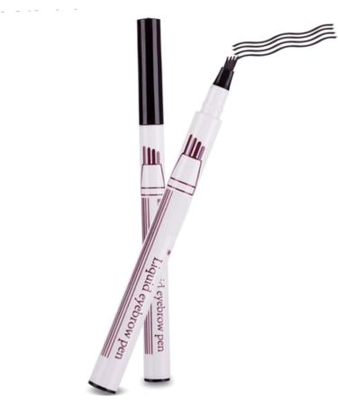 Beavorty Liquid Eyebrow Pen 3pcs Grey Eyebrow Pronged Waterproof Natural # Pencil Dark Liquid Sweat-proof Four Durable 1 count (Pack of 1) As Shownx3pcs - Buy Online on GoSupps.com