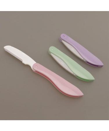 Premium Purple Eyebrow Trimmer & Facial Razor Foldable Scratch-Resistant Women's Makeup Tool - Buy Online on GoSupps.com