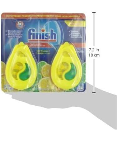 Finish Dishwasher Freshener/Deodorizer Citrus 2 Count - Buy Online on GoSupps.com