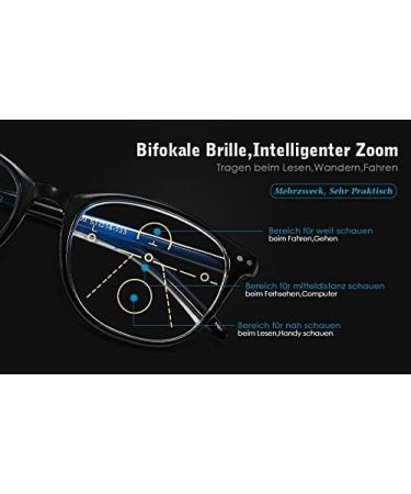 Suertree Bifocal Blue Light Filter Reading Glasses - Anti-Blue Light 2.00x Magnification Stylish & Comfortable Visual Aid - Buy Online on GoSupps.com