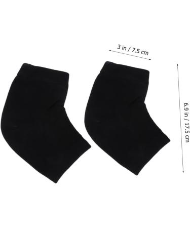 minkissy 1 Pair Foot Lotion Socks Open Toe Socks Back Foot Sleeve Features Socks for Women Silk Socks Spa Socks Women s Socks Womens Socks Ladies Socks Gel Socks Men and Women Gel Set Heel - Buy Online on GoSupps.com