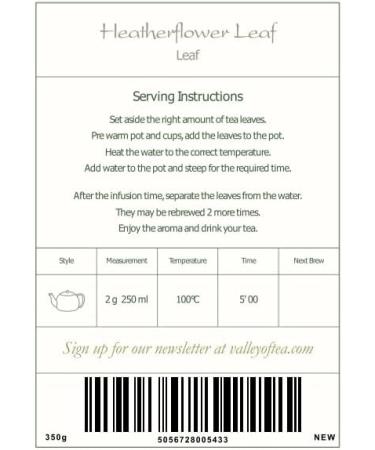 Heather Flowers and Leaves - Heather Flowers Tea Heather Flowers and Leaf Tea Heather Flower Heather Leaves Heatherflower Leaf 100g - Buy Online on GoSupps.com