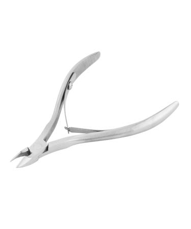 PSGS 1Pc Stainless Steel Cuticle Scissor Toe Cuticle Nipper Trimmer Cutter Nail Art Clipper for Trim Dead Skin Cuticle Nail Nippers (Color : Silver)