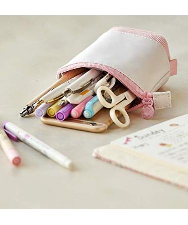 Friinder Telescopic Pen Pencil Holder Stationery Case PU Corduroy Retractable Bag Green - Perfect Holiday Gift - Buy Online on GoSupps.com