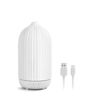 Essential Oil Diffuser for Large Room 100ML Aromatherapy Ceramic Essential Oil Diffusers with Timers Night Lights and Auto Off Function Home Office Humidifier for Essential Oils M41