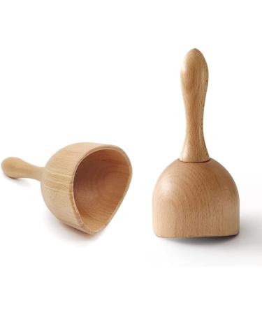 Hand Massage Cup Set - Wooden Anti-Cup Massage Tool for Sore Muscles | 2 Pieces - Buy Online on GoSupps.com