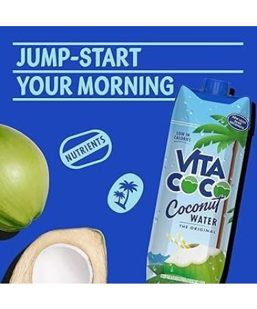 Vita Coco Pure Coconut Water 1L x 6 | Electrolyte-Rich | Hydrate Naturally | Sustainably Sourced | Zero Artificial Additives | Authentic Coconut Water | Refreshing Baverage - Buy Online on GoSupps.com