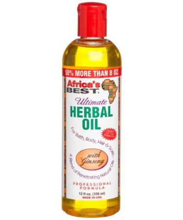 Africa's Best Ultimate Herbal Oil 12-Ounce Bottles (Pack of 6)