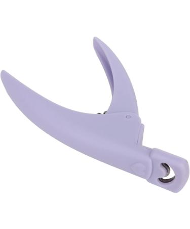 False Nail Cutter Effective Durable Concise Stainless Steel Nail Clipper with Light Head for DIY Enthusiasts (Violet) - Buy Online on GoSupps.com