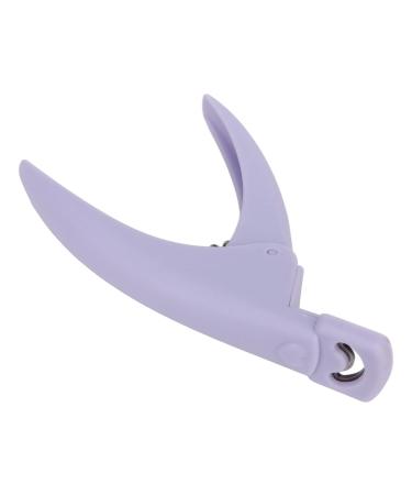 False Nail Cutter Effective Durable Concise Stainless Steel Nail Clipper with Light Head for DIY Enthusiasts (BROLEOocpweh75z8-12)