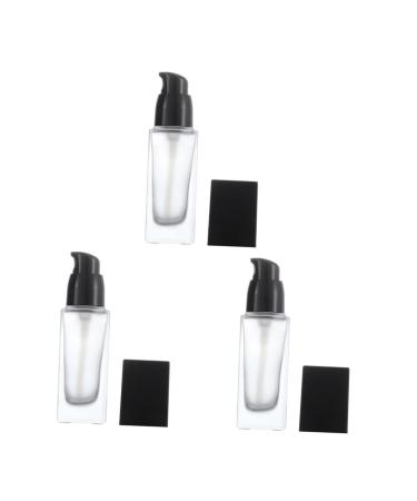 Didiseaon 3pcs Liquid Foundation Bottle Lotion Small Foundation Bottle Practical Sub Bottle Travel Push Type